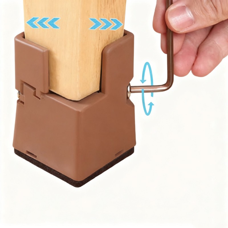 SX-CLP004 Heavy-Duty Furniture Risers