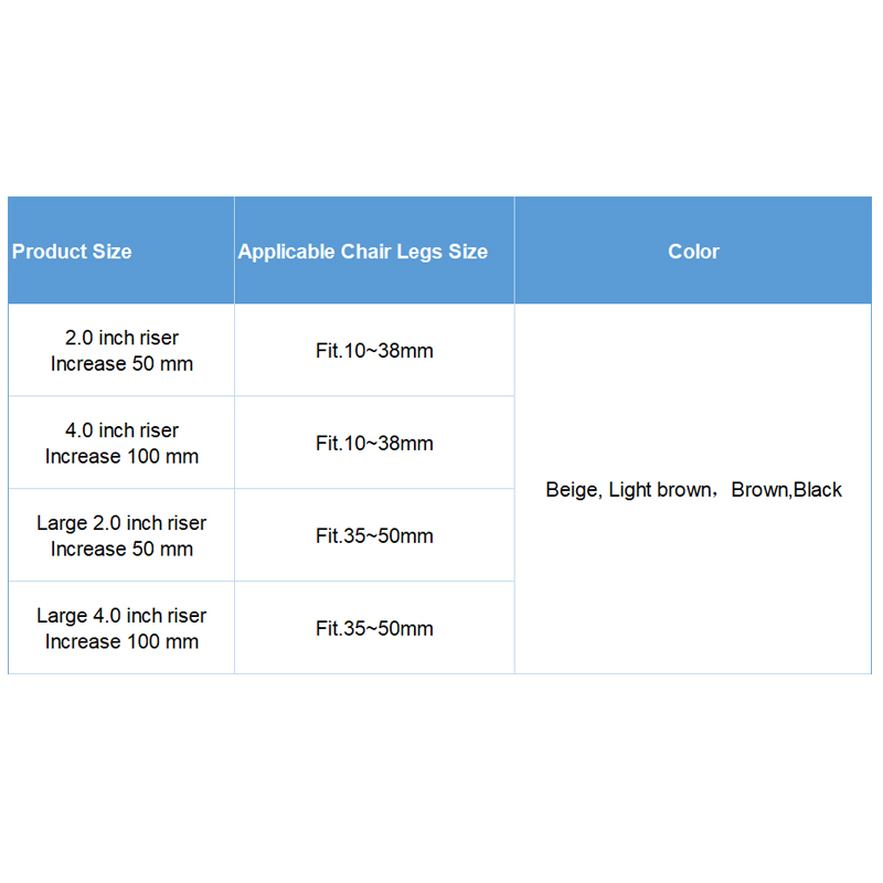SX-CLP007 Heavy-Duty Furniture Risers
