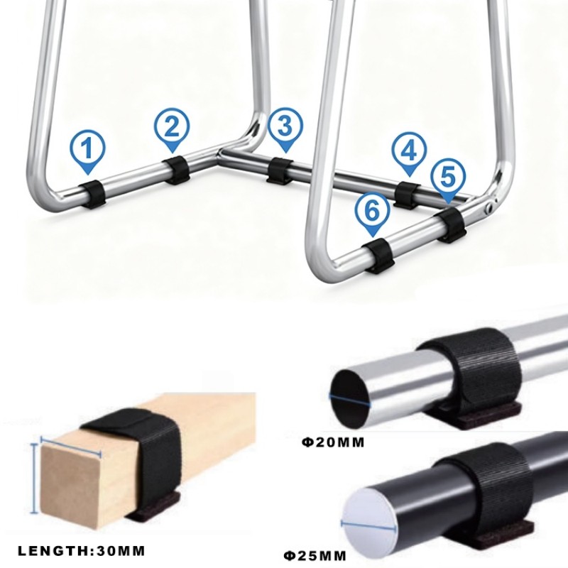 SX-CLP008 Furniture Velcro Pads